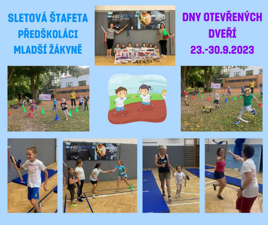 sletova štafeta a dny otevřených dveří medailonek