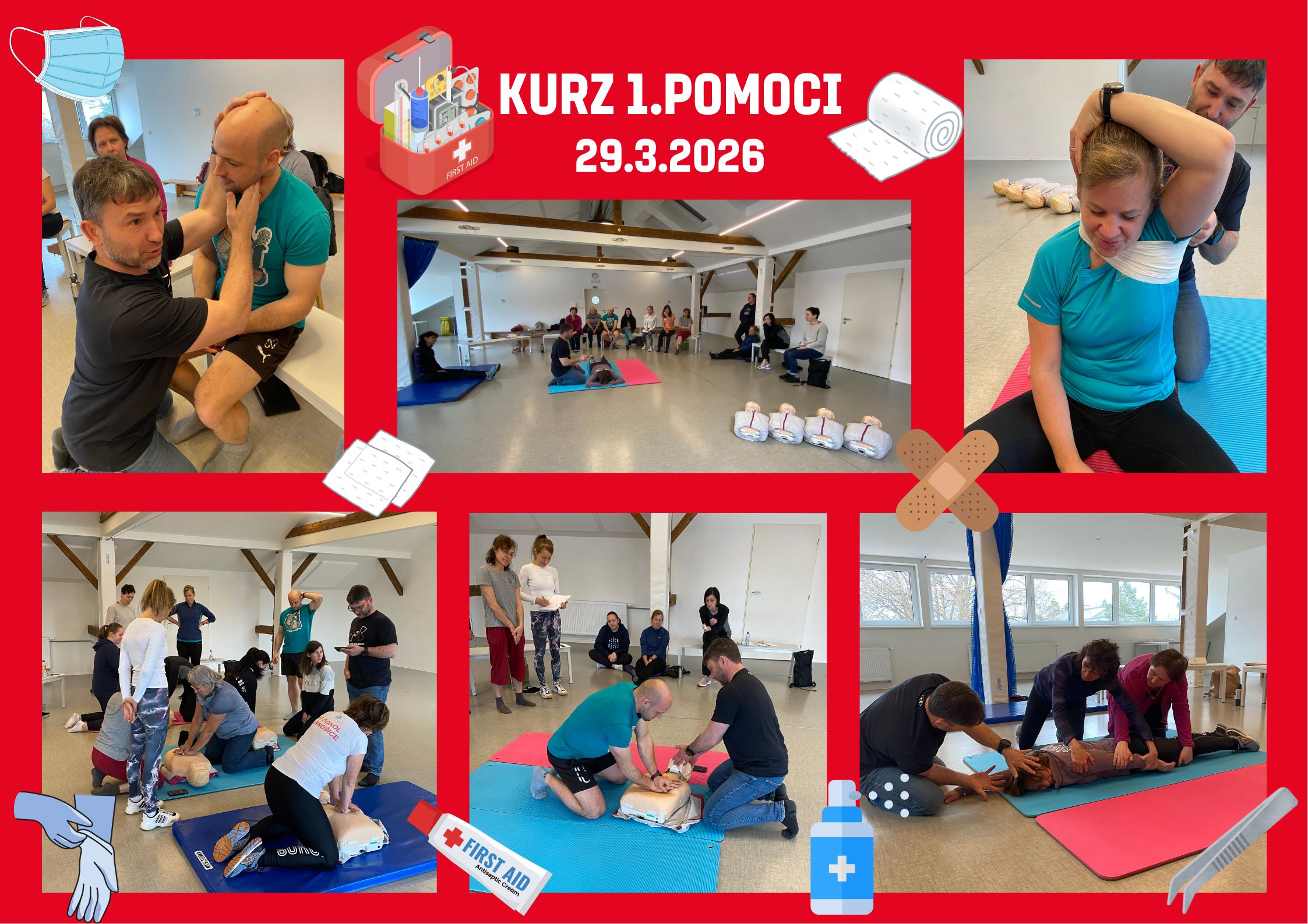 kurz 1 pomoci medailonek
