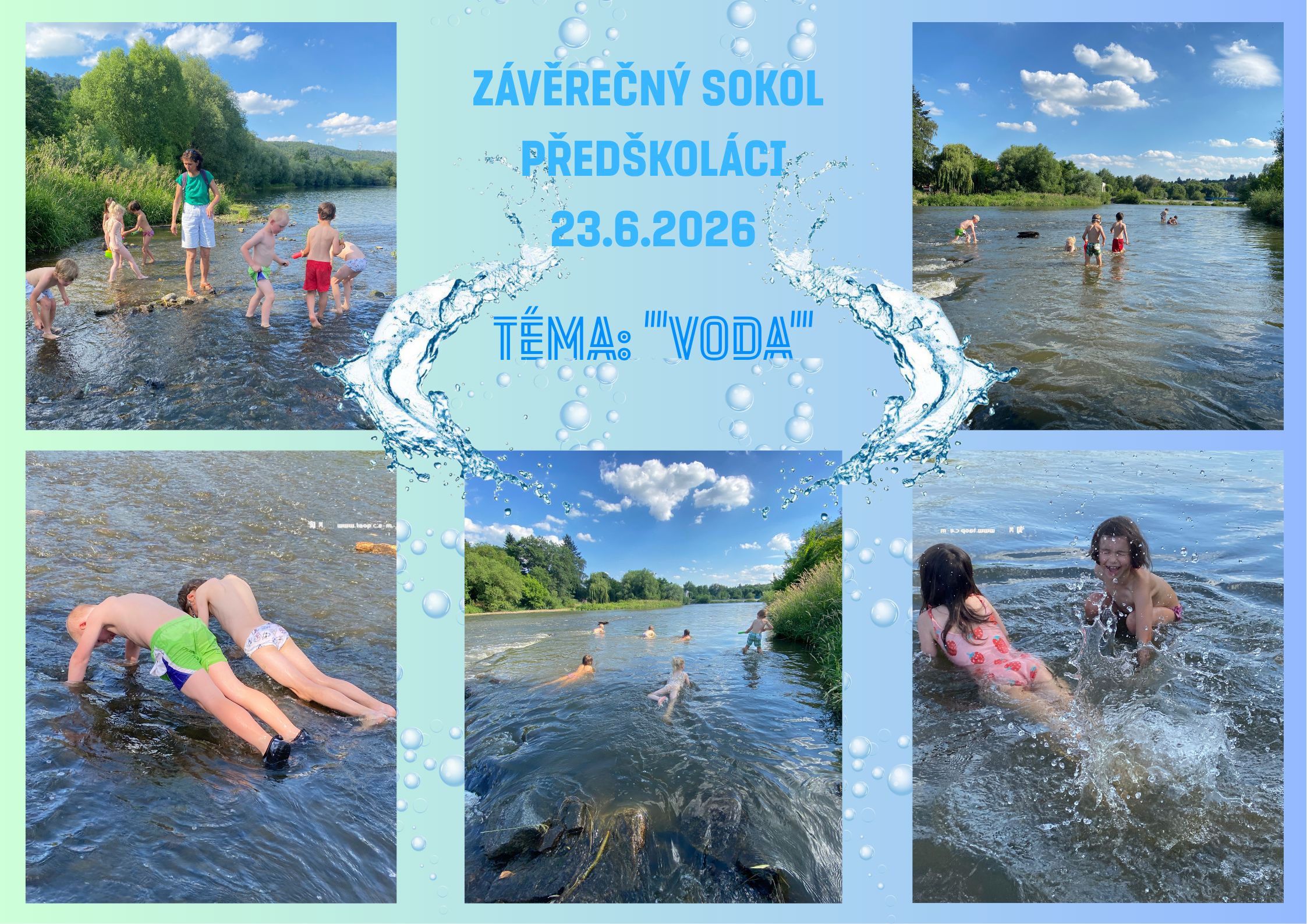 závěrečný sokol / předškoláci - madailónek
