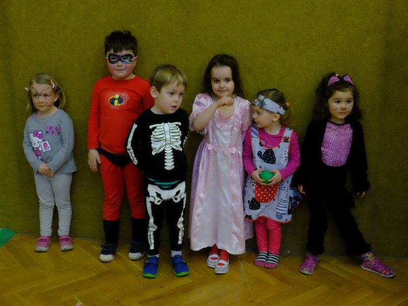 Cvičení v duchu karnevalu