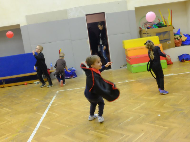 Cvičení v duchu karnevalu