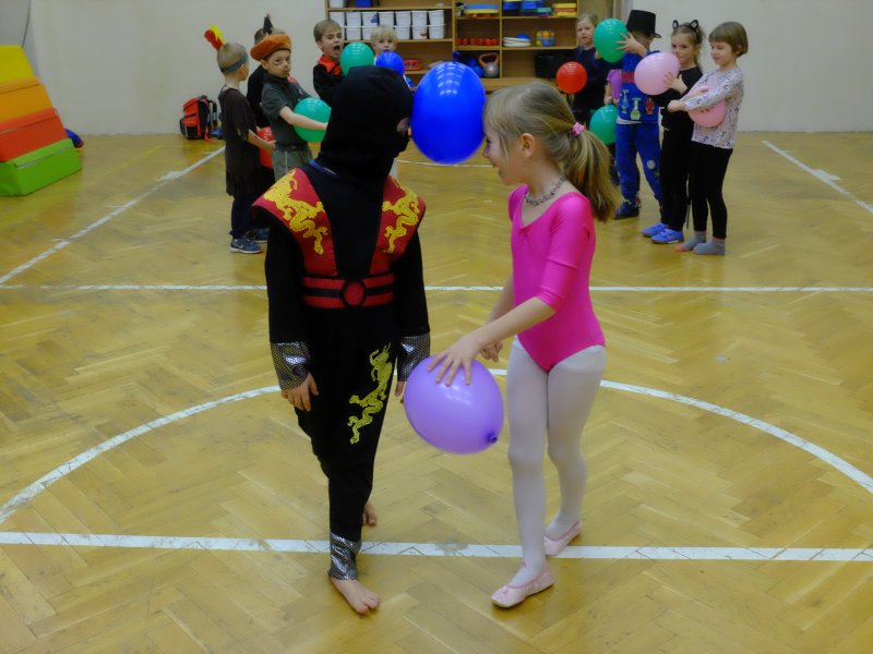 Cvičení v duchu karnevalu