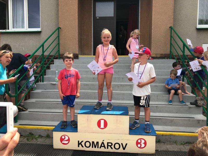 Komárov - závody předškoláků