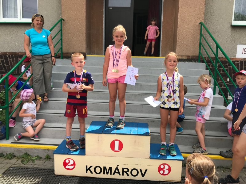 Komárov - závody předškoláků
