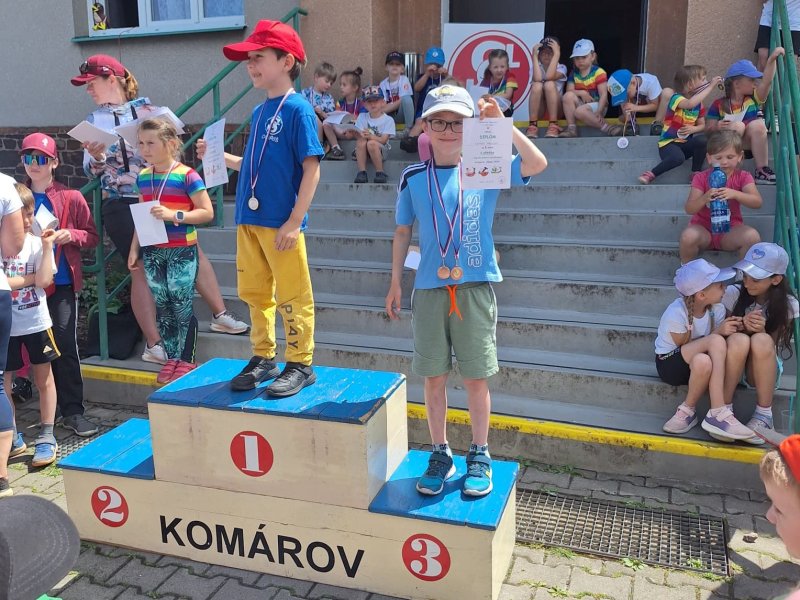 Závody předškoláků - Komárov