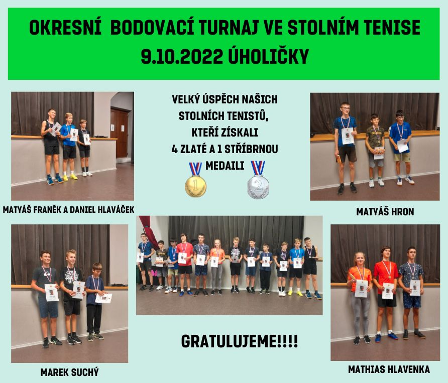 turnaj stolni tenis