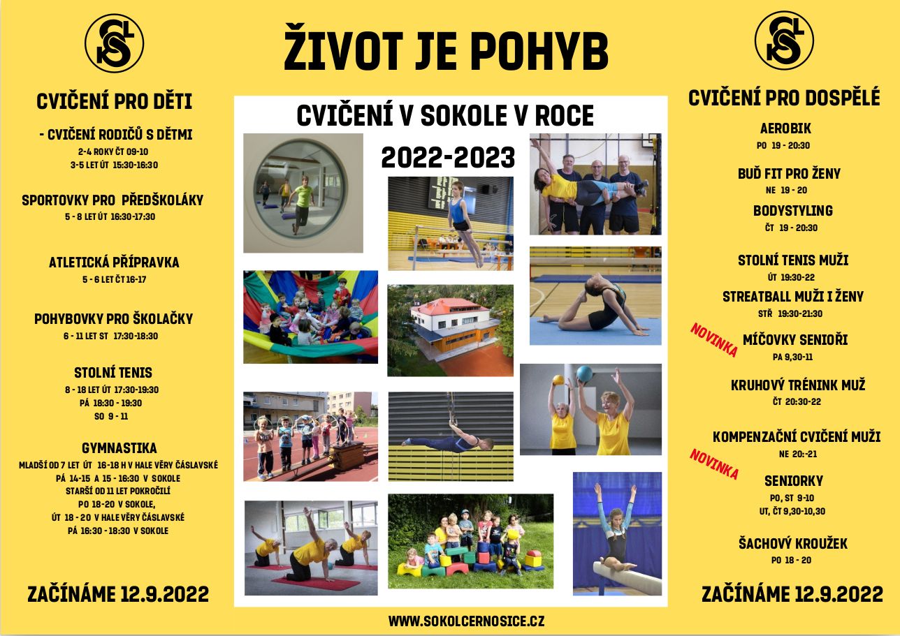 Cvičení v sokole 2022/2023