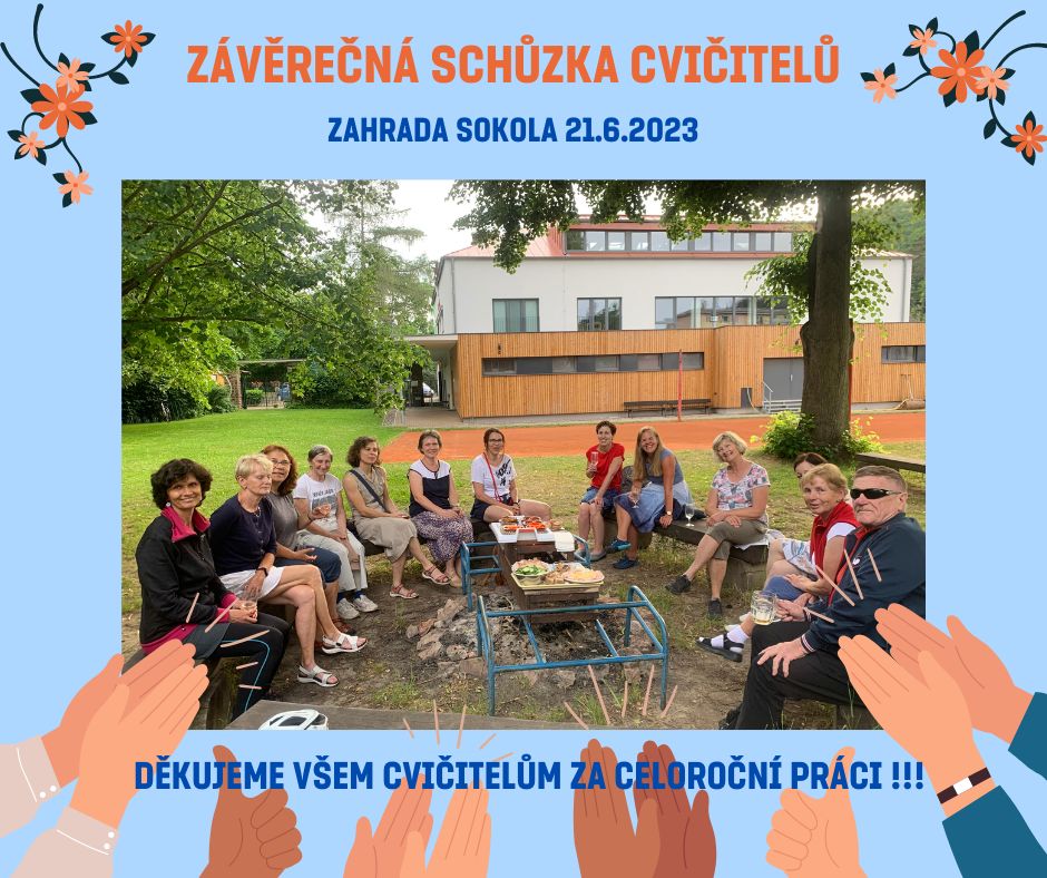 závěrečná schůzka cvičitelů