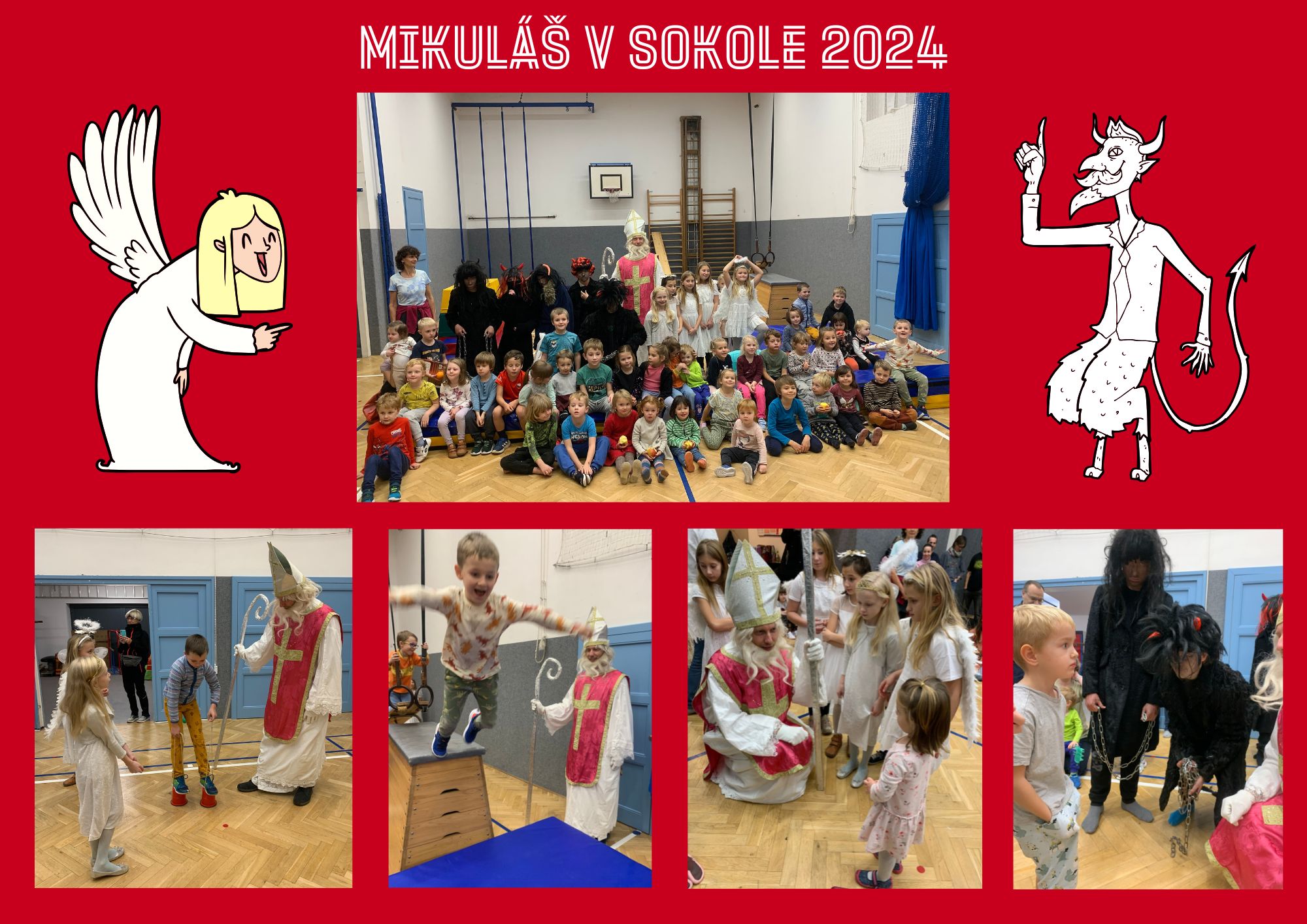Mikuláš v Sokole 2024 - medailónek