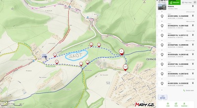 mapa prochazky 2